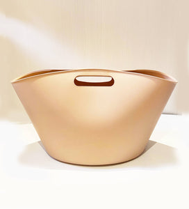 2013 GUCCI RUBBER LOGO TOP HANDLE LIGHT PINK TOTE BAG - STYLE-CHNGR