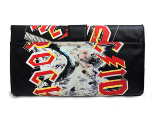 1990s DOLCE & GABBANA ROCK  BAND BLACK LARGE ENVELOPPE BAG - STYLE-CHNGR