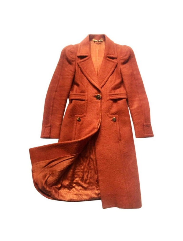2000s GUCCI ALPACA WOOL COAT - STYLE-CHNGR